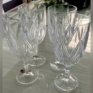 Waterford Marquis Water Iced beverage goblets set of 4